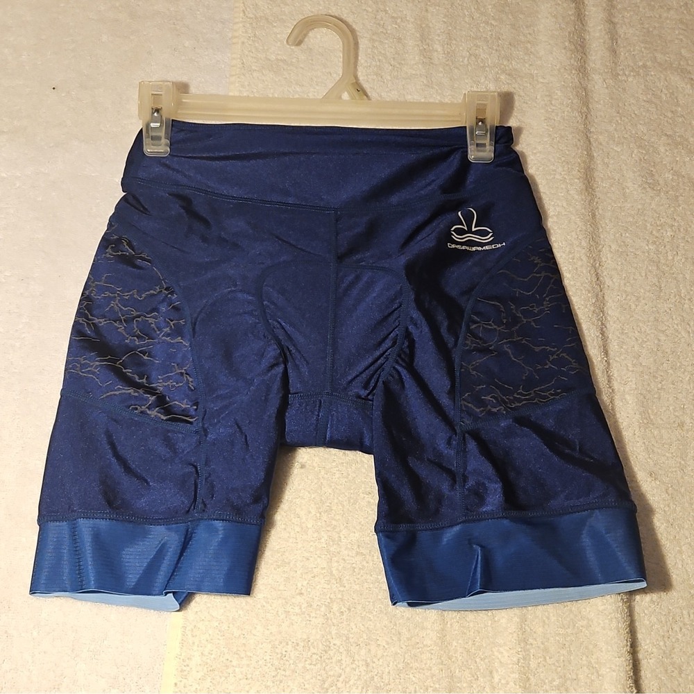 Little Donkey Andy Men's Blue Cycling Shorts S 3D Padding 4-Way Stretch